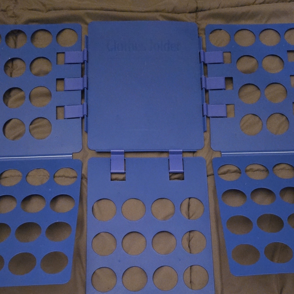 Blue Folding Laundry Board Clothes Folder
